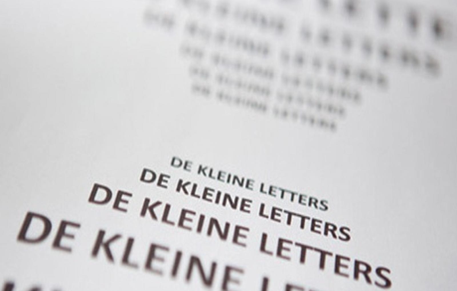 Kleine lettertjes - Algemene voorwaarden